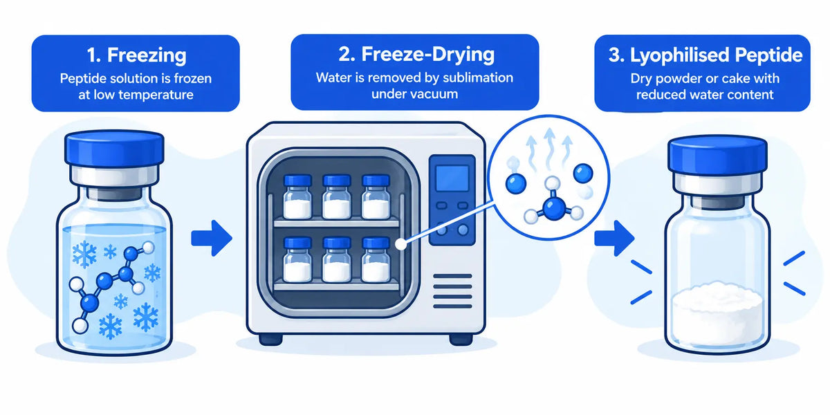 Why Peptides Are Lyophilised: Understanding Freeze-Drying