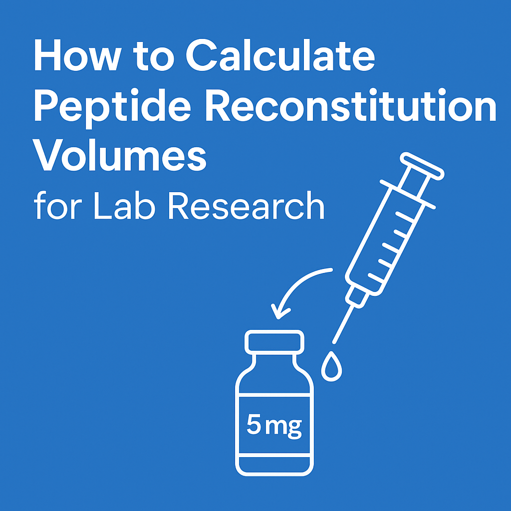 How to Calculate Peptide Reconstitution Volumes for Lab Research