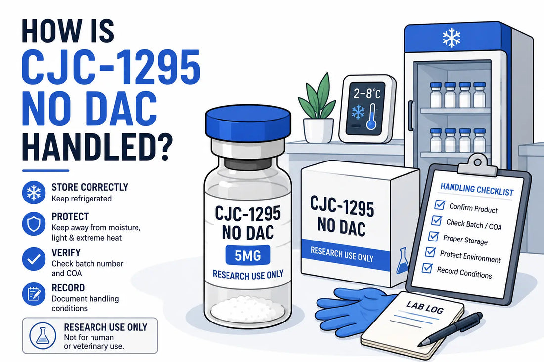 How Is CJC-1295 No DAC Handled in Research Settings?