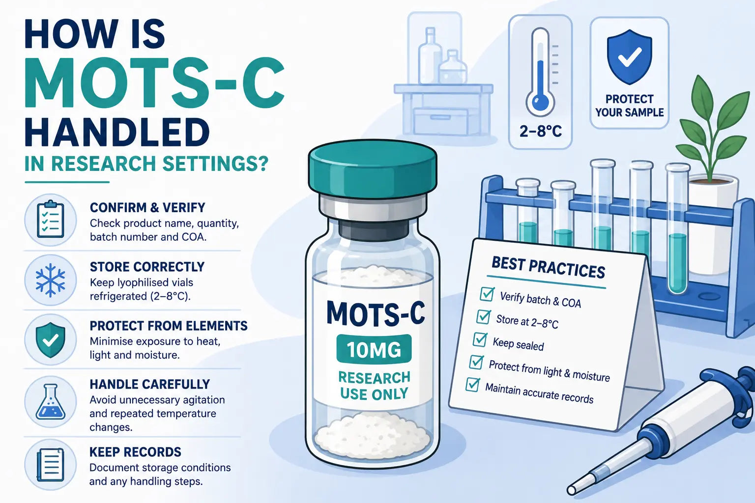 How Is MOTS-C Handled in Research Settings?