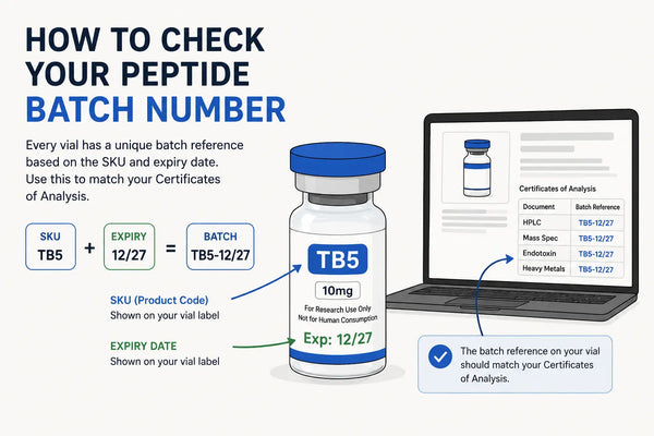 How to Check Your Peptide Batch Number