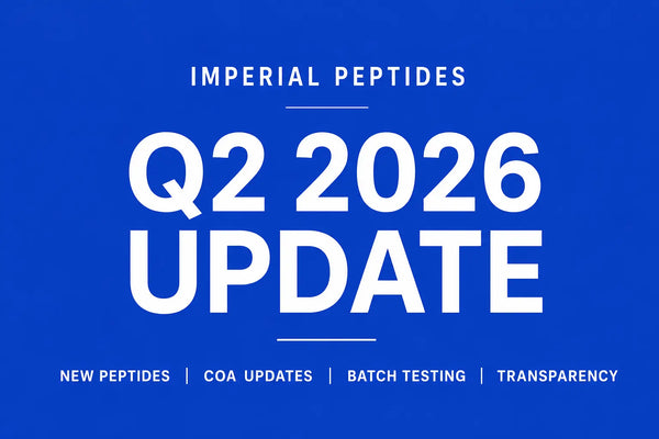 Imperial Peptides Q2 2026 Update | UK Peptides Research