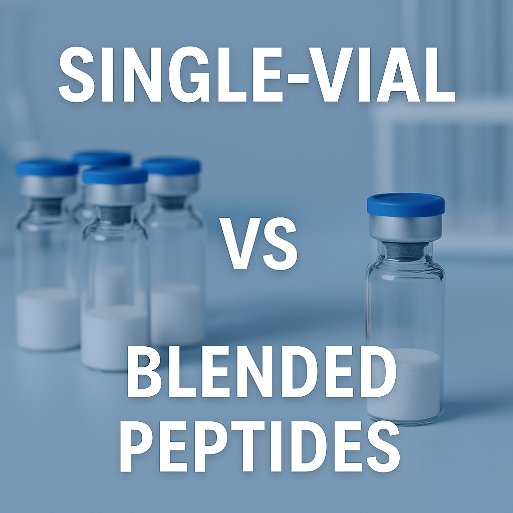 Why Single-Vial Peptides Offer More Reliable Results Than Blended Formulas