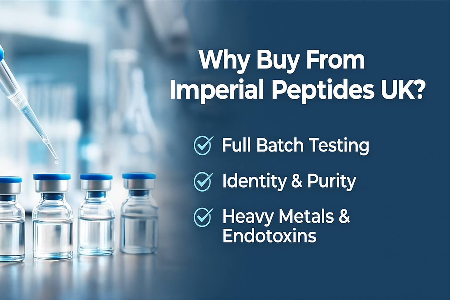 Why Buy From Imperial Peptides UK? | Research Peptides UK